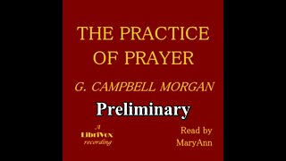 The Practice of Prayer - Preliminary