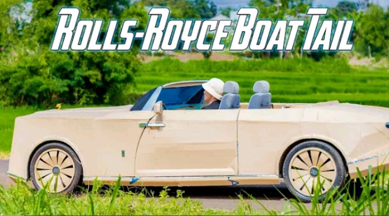 Full 90 Days Build Rolls Royce Boat Tail For My Son [ CardBoard ]