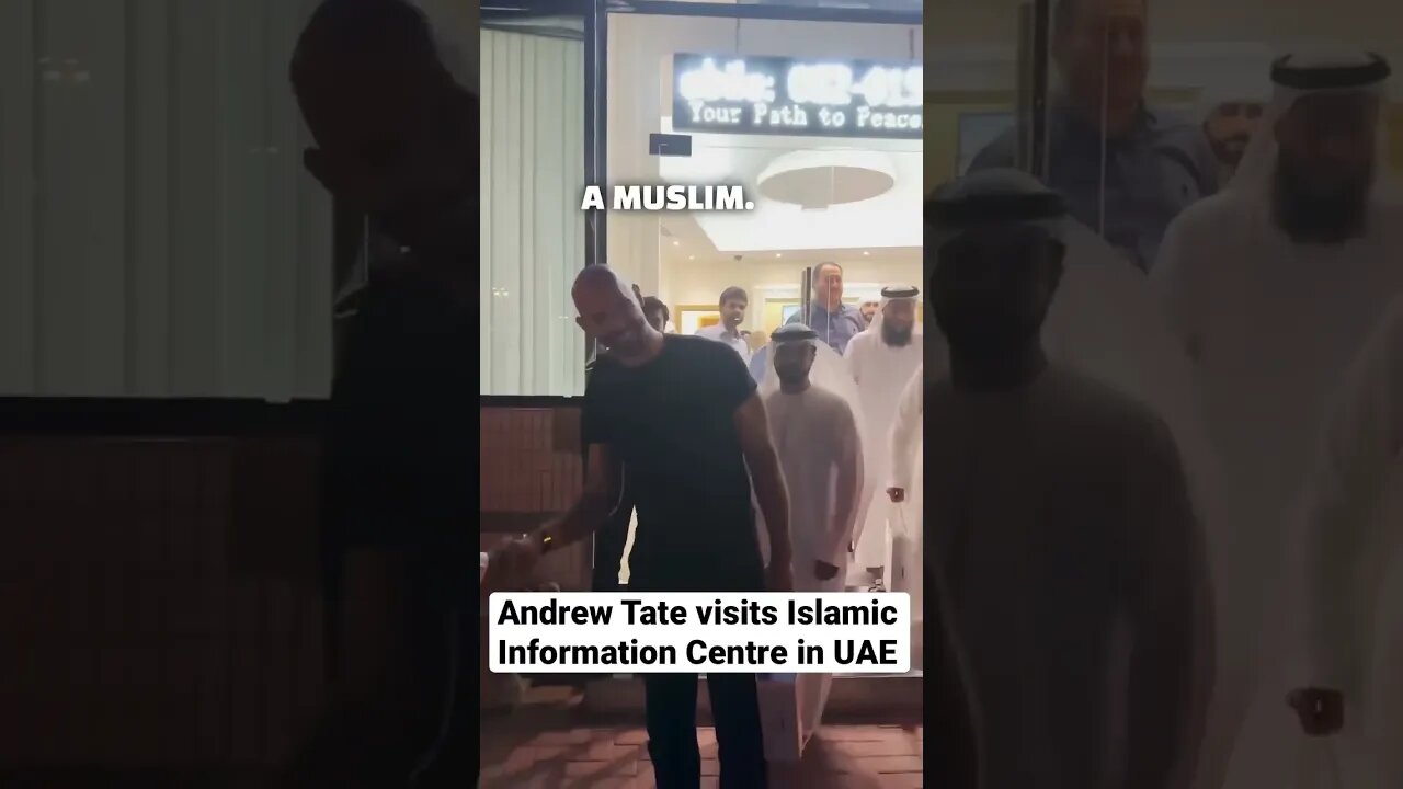 Andrew Tate visits Islamic Center in Dubai | Motivation | #shorts #andrewtate