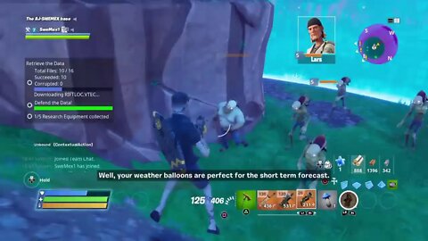 Playing save the world with our new friend