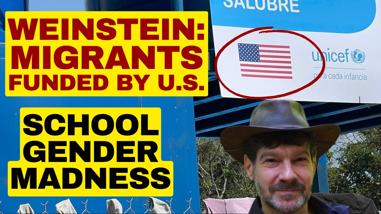 Bret Weinstein Says US Funding Migrants, School Gender Madness (Live Clip)