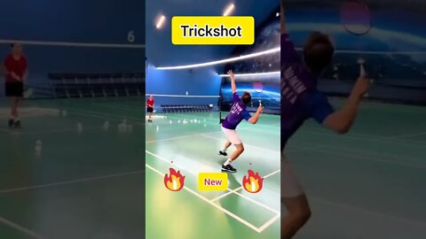 Trickshot 🔥🏸 #shorts #badminton #trickshots #badmintontraining 2022