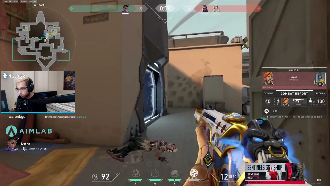 Shaz watches teammate 1v4