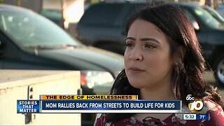 Unemployed mom rallies back from the streets