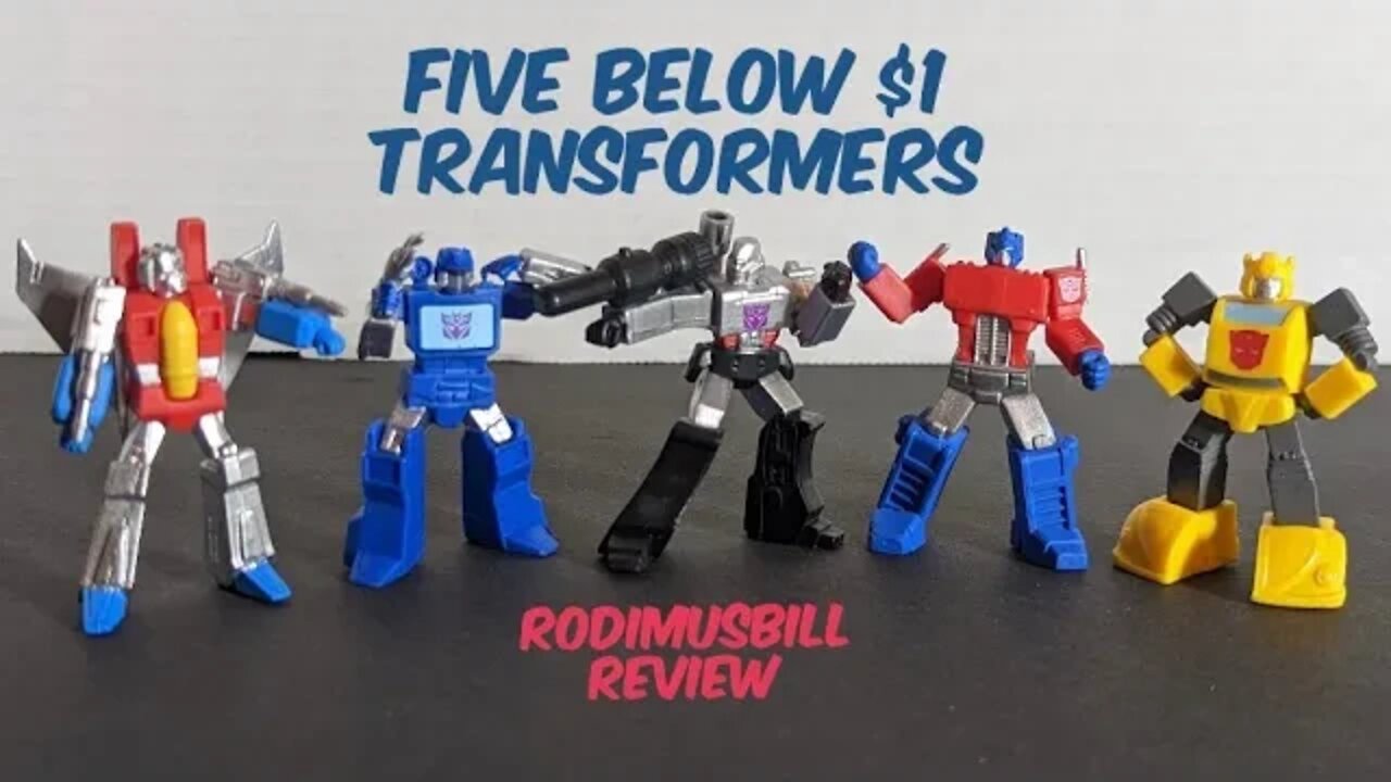 Transformer Figures from Five Below for $1- Prime, Megs, Soundwave, Bee, Screamer-Rodimusbill Review