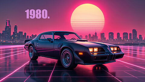 Unleashing the Pontiac Firebird 1980: A Dazzling Synthwave Spectacle