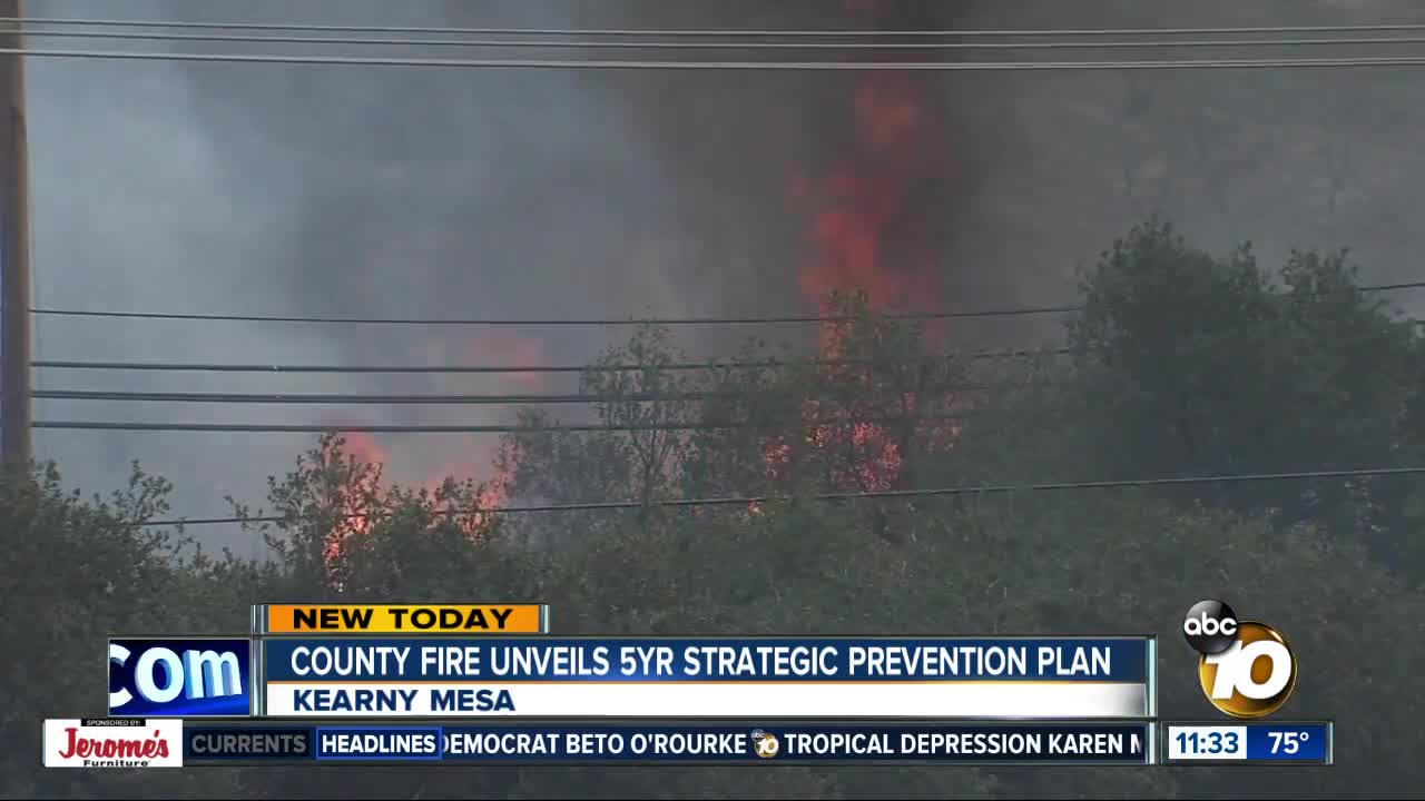 County unveils 5-year fire plan