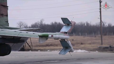 Crews of the Sukhoi Su-25 attack aircraft of the Russian Air Force in action against the