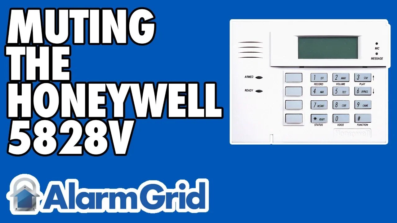 Muting the Honeywell 5828V Wireless Keypad