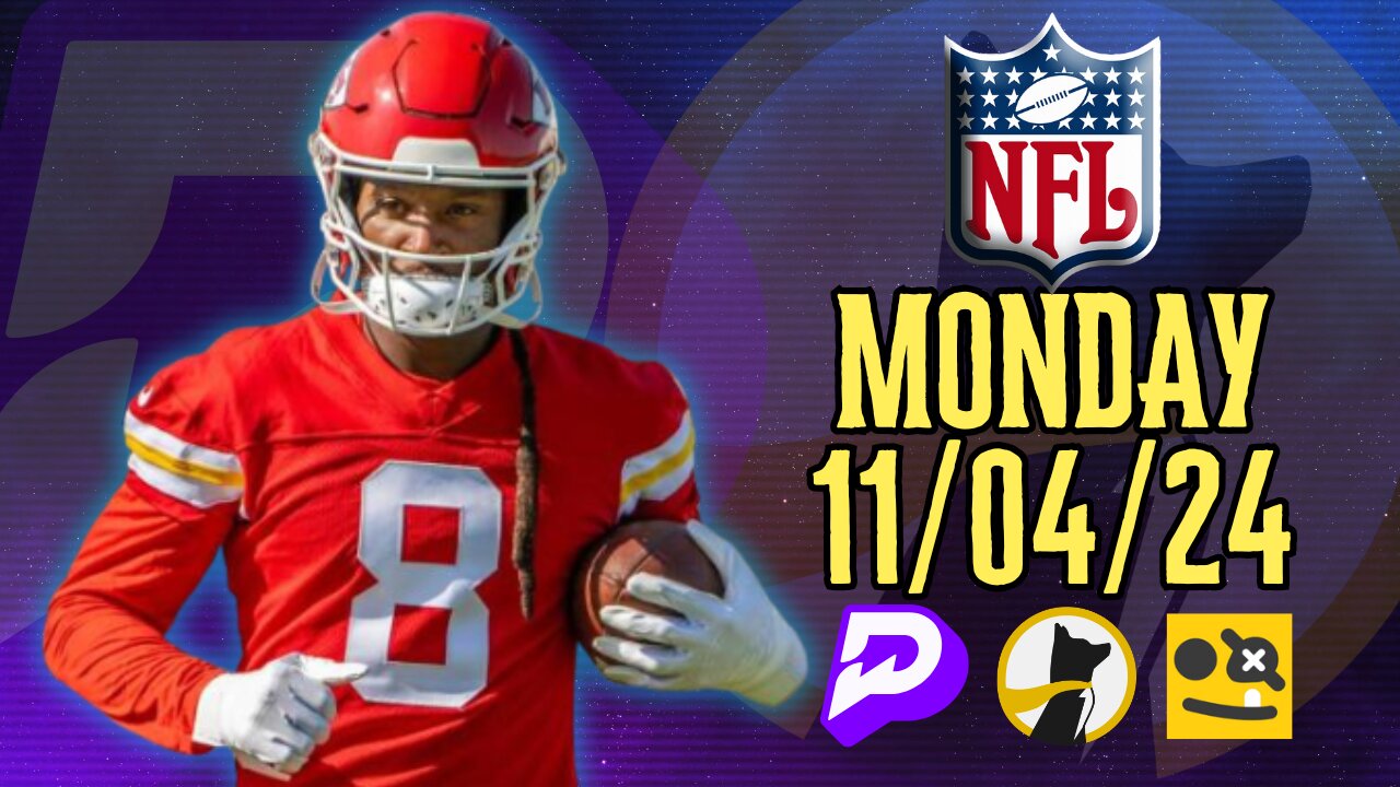 🏈 BEST NFL PLAYER PROPS FOR MONDAY | WEEK 9 | 11/04/24 | FOOTBALL | TODAY | 4 PICKS | BEST BETS