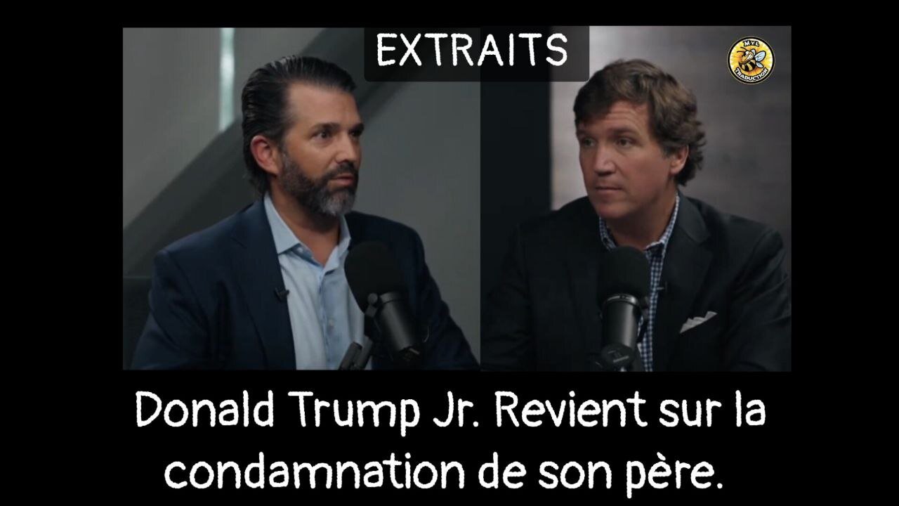 Donald Trump Jr. Revient sur la condamnation de son père.