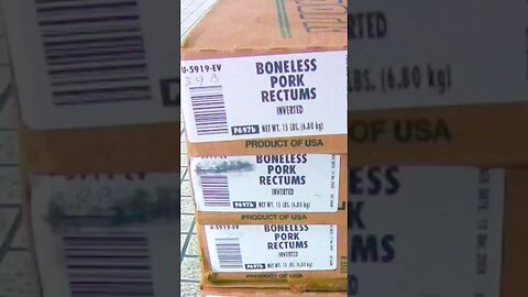 Boneless Pork Rectums