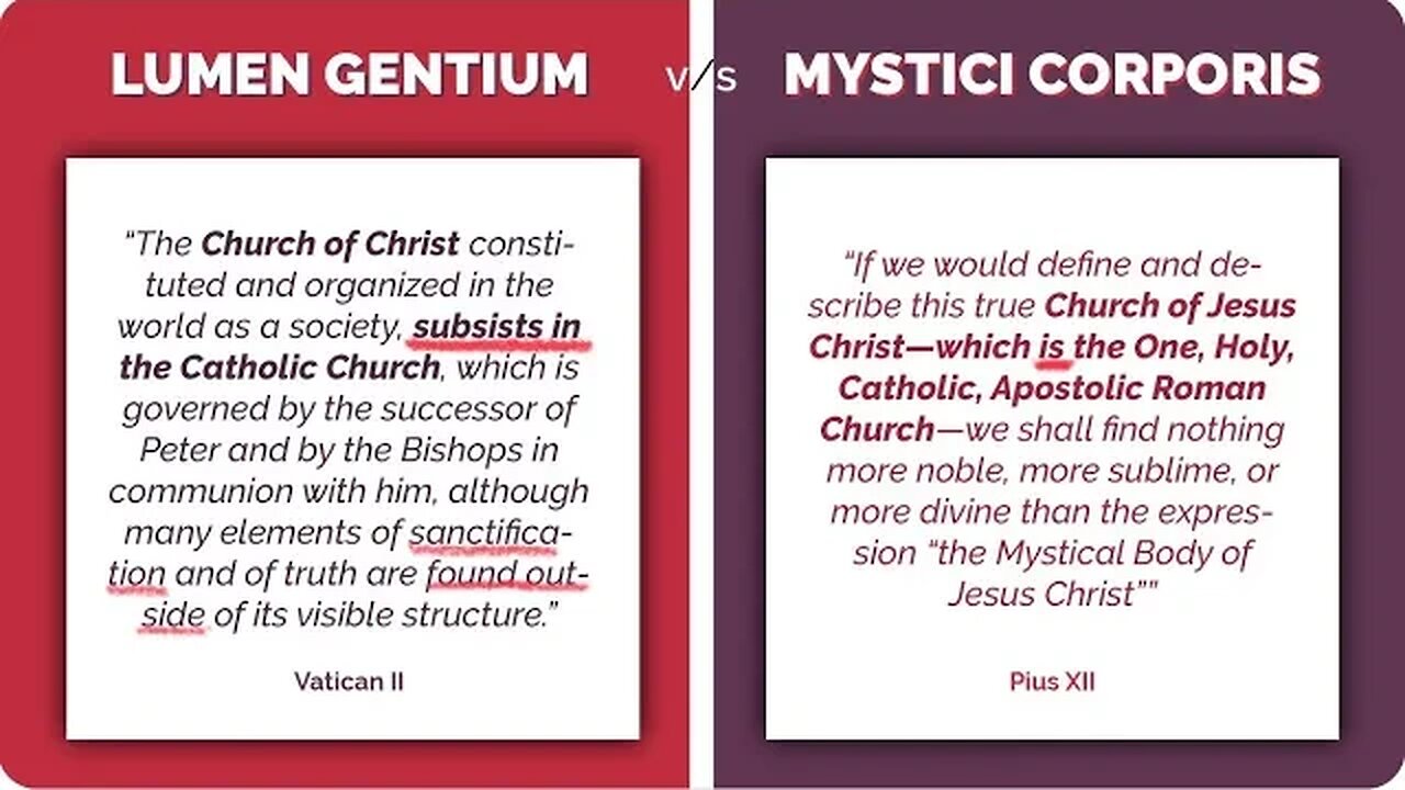 The Toxic Ecumenism of Vatican II #NovusOrdoAntichurch #AntipopeFrancis