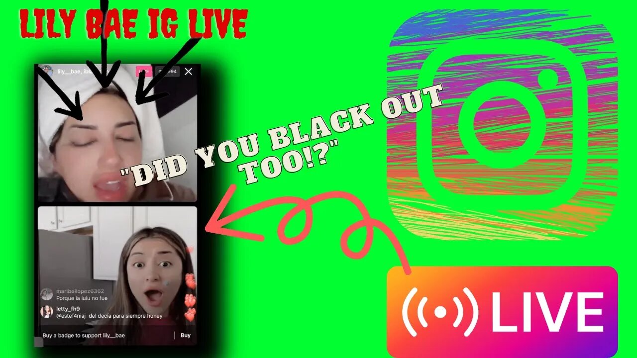 LILY BAE IG LIVE: Lily Bae After Party HangOver & Talks About How Much Fun She Had… (15/04/23)
