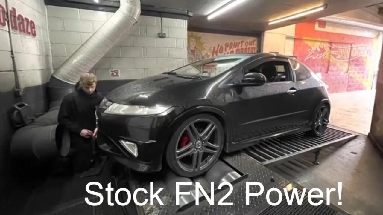 Ready For a Ecutek Remap - Honda Civic FN2 TypeR Stock Power Run