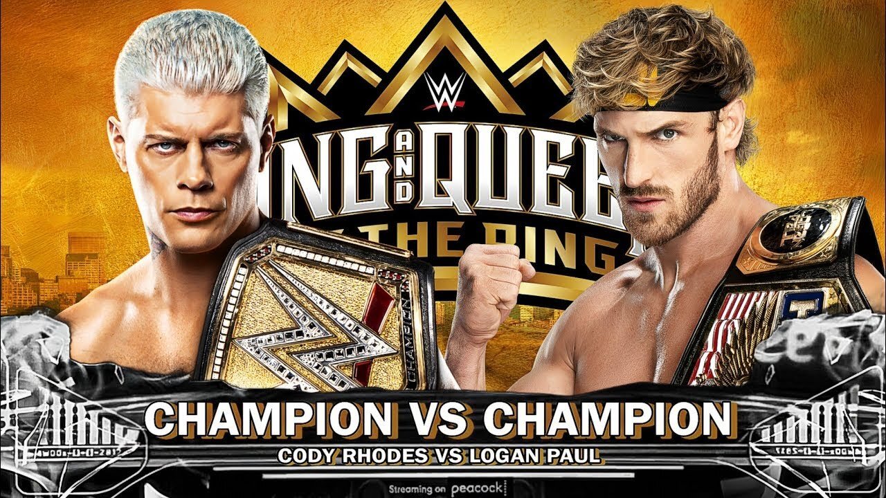 Cody Rhodes Vs Logan Paul WWE King and Queen of the Ring Champion Vs Champion Prediction