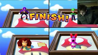 Mario Party Superstars Tipsy Tourney Minigame Featuring Waluigi VS Nintendo Characters