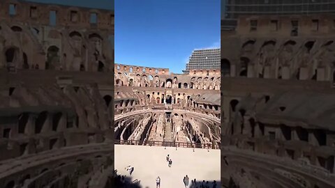 Visiting the Colosseum in Rome #shorts