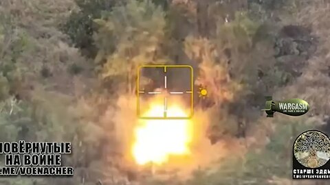 Russia's Ghoul FPV kamikaze drone whacks a dugout