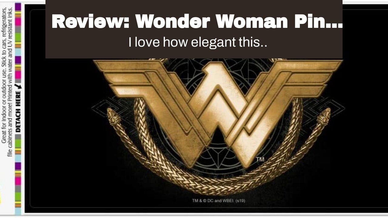 Review: Wonder Woman Pink Shimmer Auto Emblem