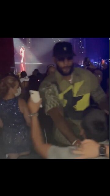 LeBron James Appears to Shove a Fan in Usher Concert