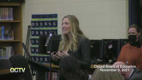 Oxford Board of Education November 9, 2021