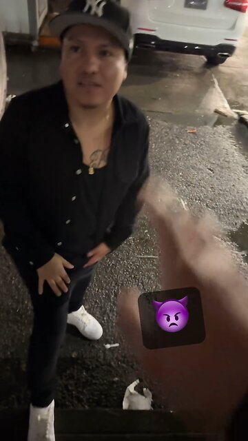 He was pissing behind my store! 👿