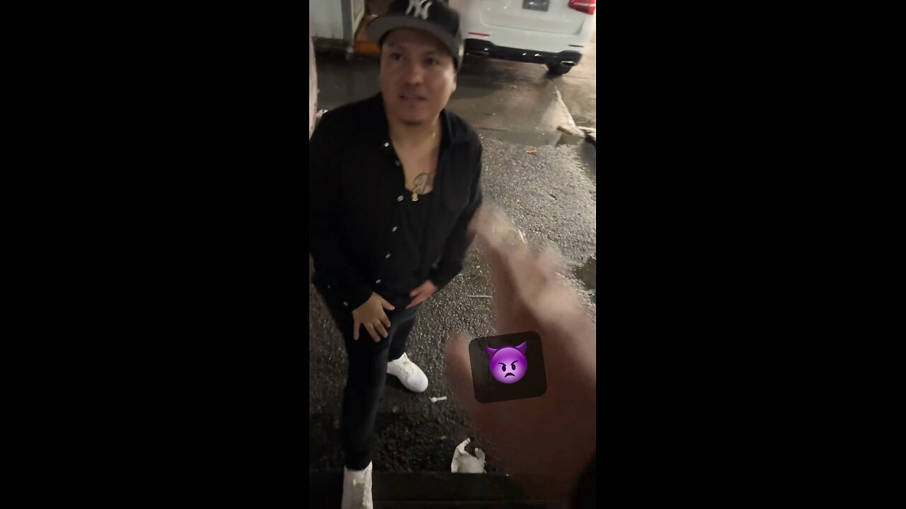 He was pissing behind my store! 👿