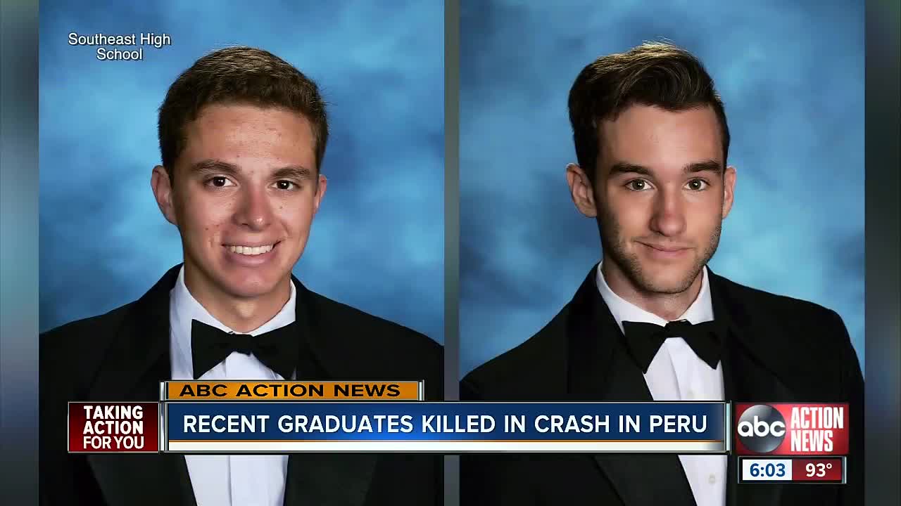 Manatee County teens killed in crash while exploring Peru days after graduating high school