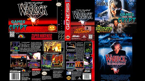 Games From The Crypt 2024 - The Warlock (Super Nintendo VS Sega Genesis Versions) Comparisions Video [Reupload]