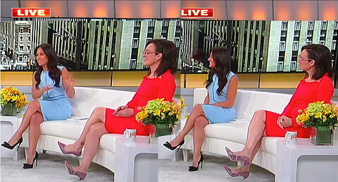 👑 Kennedy, Emily Compagno, Leslie Marshall and Kayleigh McEnany June 28 2023