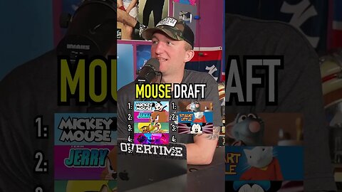THE MOUSE DRAFT!! Drafting the Best Mice To Ever Do It! #shorts