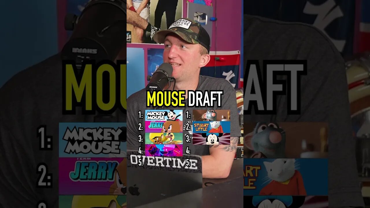 THE MOUSE DRAFT!! Drafting the Best Mice To Ever Do It! #shorts