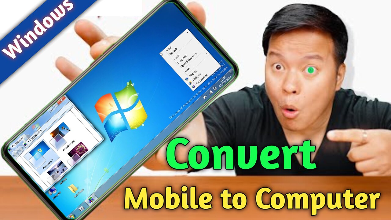 How to convert mobile to phone