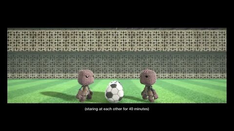 Me at any public soccer match (LittleBigPlanet™3)