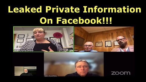 Guy Makes A Facebook Page and Leaks Private Information and Lies about it in Court.