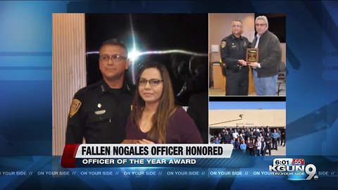 Murdered Nogales Officer gets "Officer of the Year"