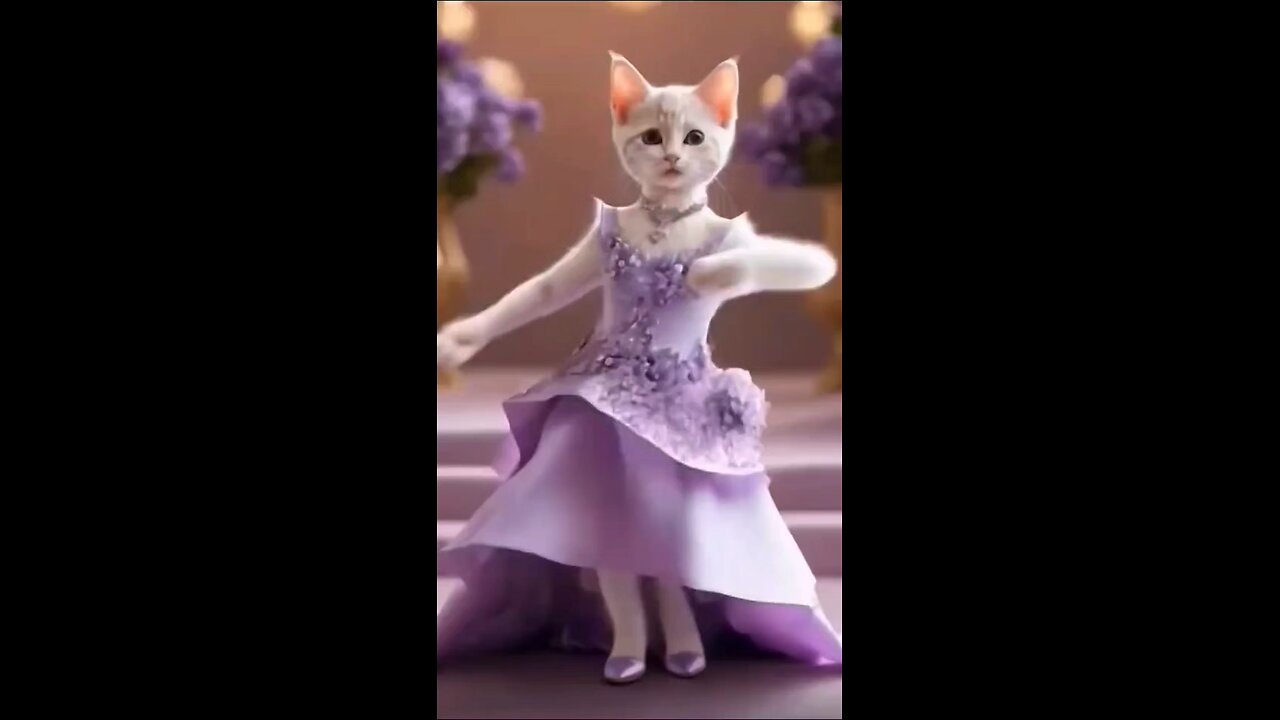 cat dance video cartoon