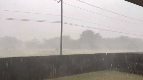 San Antonio Downpour with hail 7/14/22 @weatherchannel