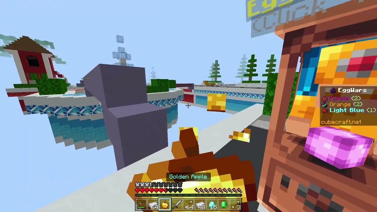 folding noobs in HARDCORE Eggwars