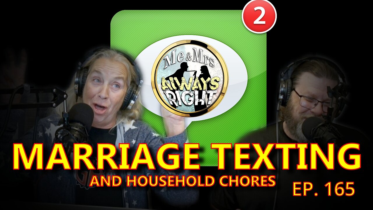 Married Texting and Household Chores