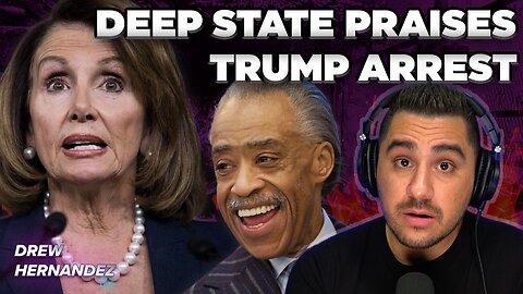 DEEP STATE CELEBRATES TRUMP J6 ARRAIGNMENT