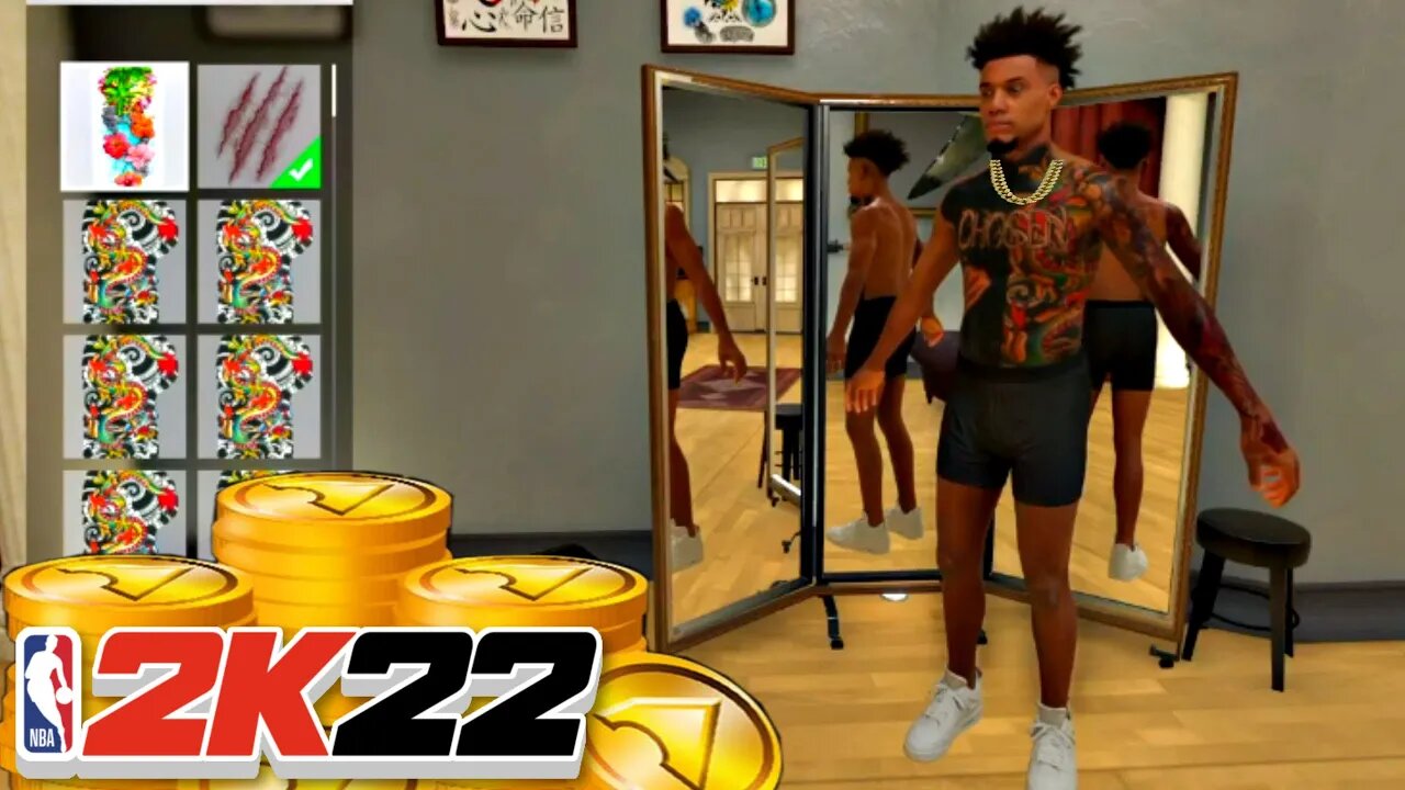 *Best Drippy Tattoo Tutorial* Tattoo Glitch 2k22! How To Free Tattoos NBA2K22