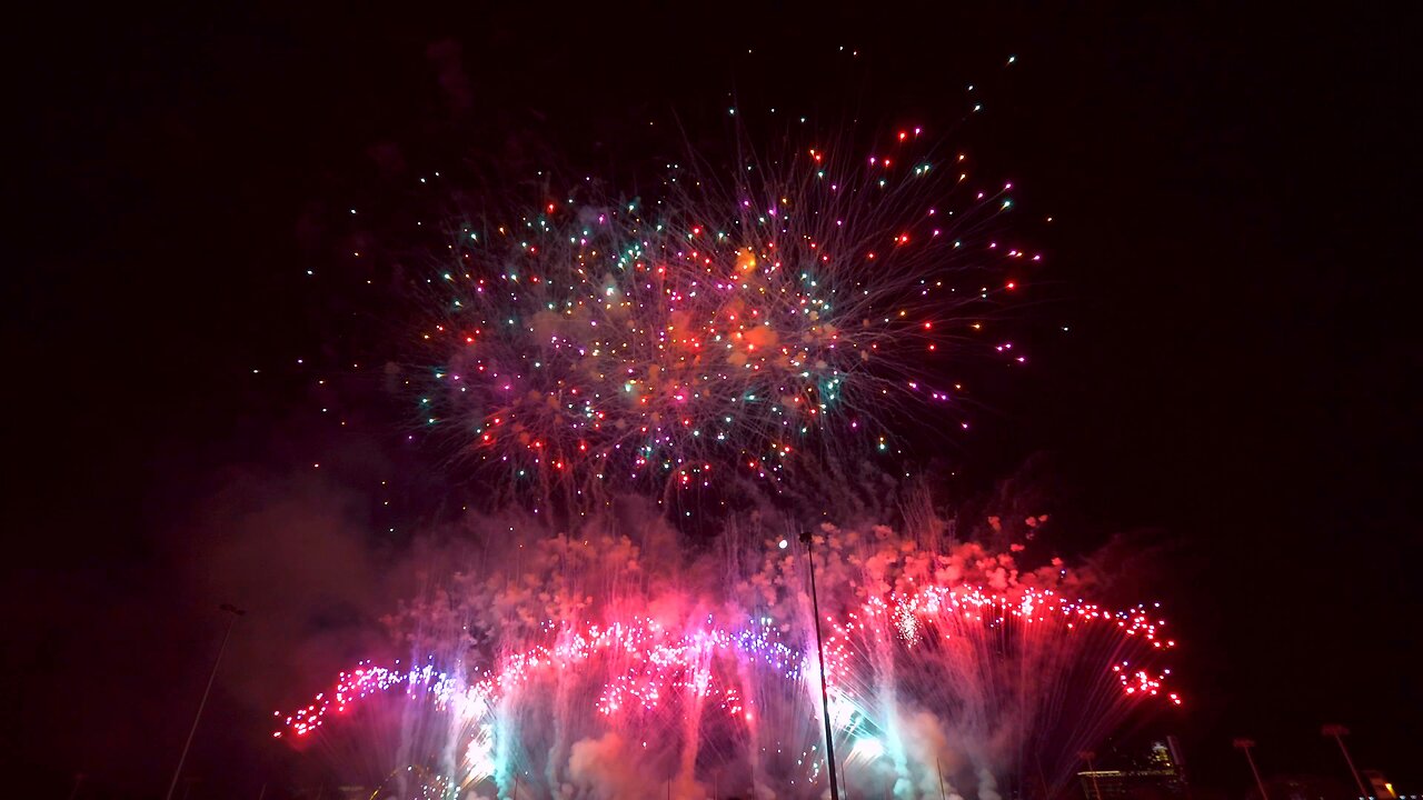 Fireworks Chinese New Year Gloucester Park Perth Australia