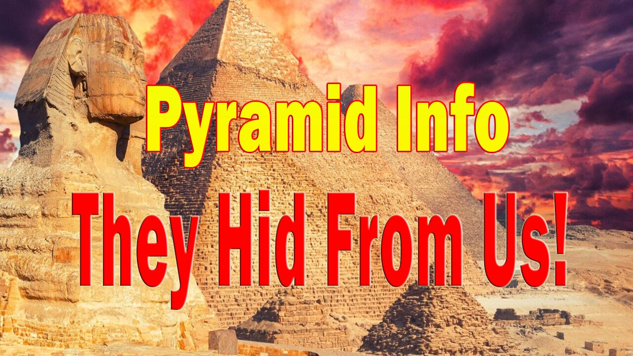 Update - Pyramid Info They Hid From Us!