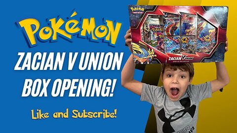 What Could Be Inside This Pokemon Zacian V-Union Box? Watch @RealPokeMONSTER Open It Now! 😎