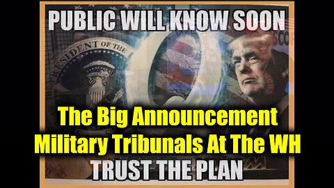 The Big Announcement - Military Tribunals At The White House