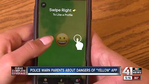 Lenexa police warn parents about Yellow app