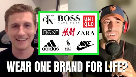 HE CHOSE WHAT BRAND TO WEAR FOR THE REST OF HIS LIFE? 😱