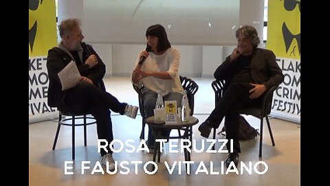 Rosa Teruzzi e Fausto Vitaliano al Lake Como Crime Festiva Menaggio 3^ Edizione 2024